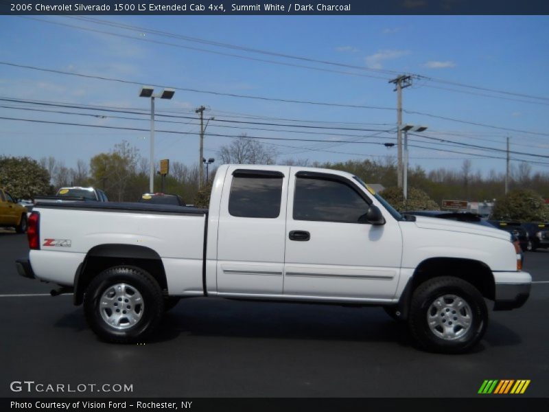Summit White / Dark Charcoal 2006 Chevrolet Silverado 1500 LS Extended Cab 4x4