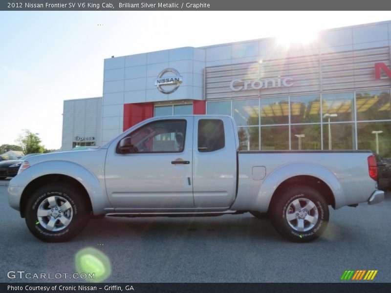 Brilliant Silver Metallic / Graphite 2012 Nissan Frontier SV V6 King Cab