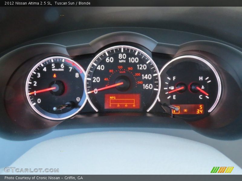 Tuscan Sun / Blonde 2012 Nissan Altima 2.5 SL