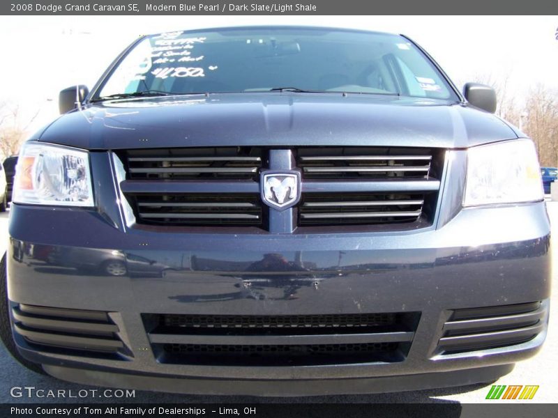 Modern Blue Pearl / Dark Slate/Light Shale 2008 Dodge Grand Caravan SE