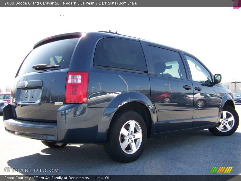 Modern Blue Pearl / Dark Slate/Light Shale 2008 Dodge Grand Caravan SE