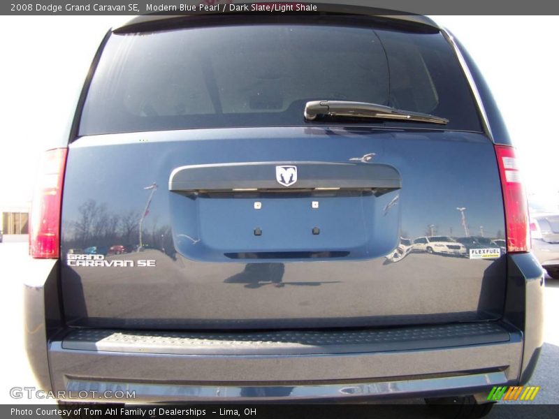 Modern Blue Pearl / Dark Slate/Light Shale 2008 Dodge Grand Caravan SE