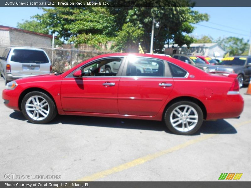 Precision Red / Ebony Black 2008 Chevrolet Impala LTZ