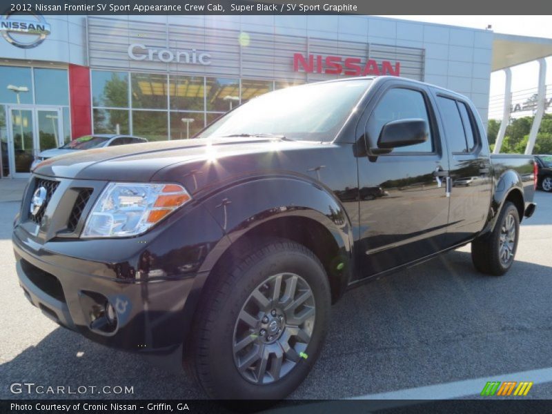 Super Black / SV Sport Graphite 2012 Nissan Frontier SV Sport Appearance Crew Cab