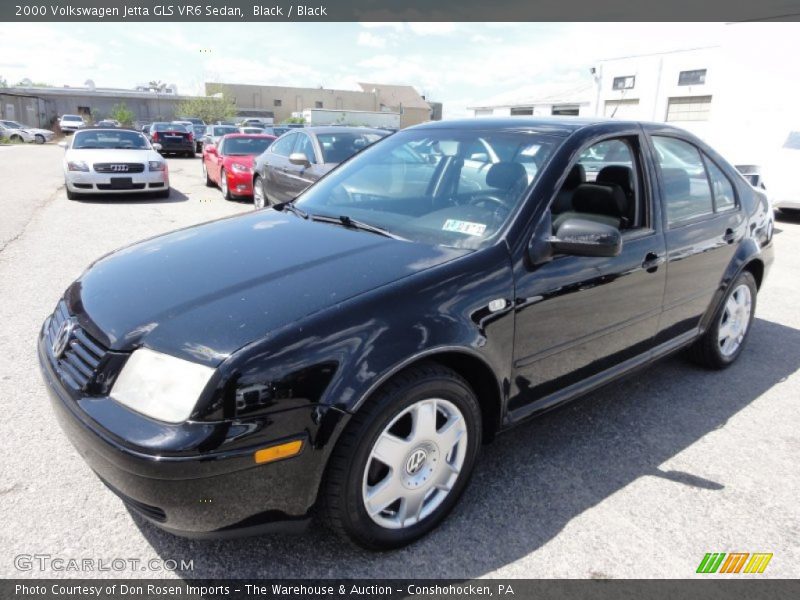 Black / Black 2000 Volkswagen Jetta GLS VR6 Sedan