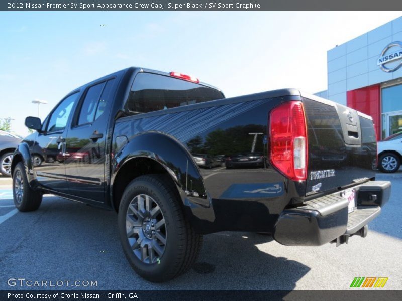 Super Black / SV Sport Graphite 2012 Nissan Frontier SV Sport Appearance Crew Cab
