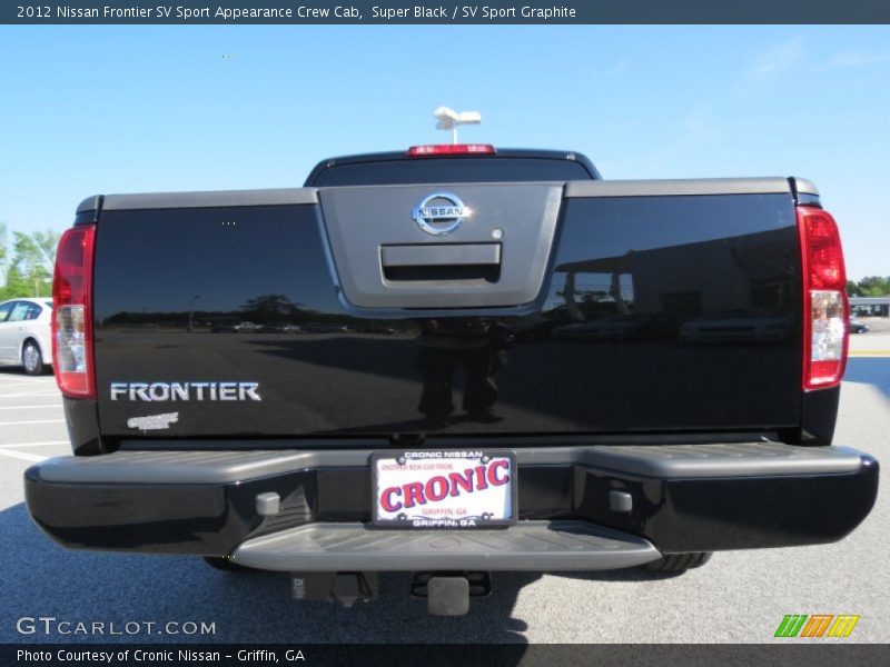 Super Black / SV Sport Graphite 2012 Nissan Frontier SV Sport Appearance Crew Cab