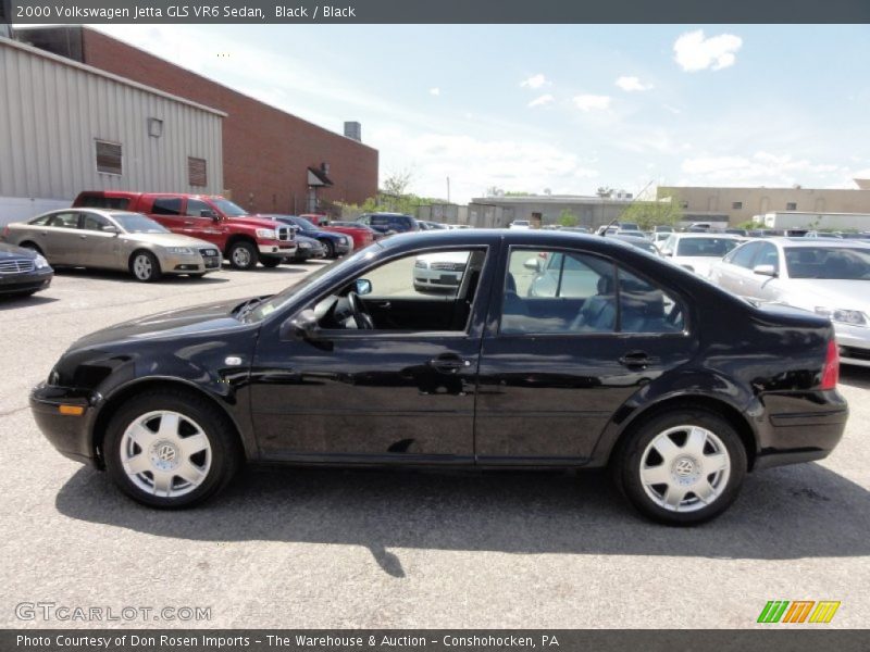 Black / Black 2000 Volkswagen Jetta GLS VR6 Sedan