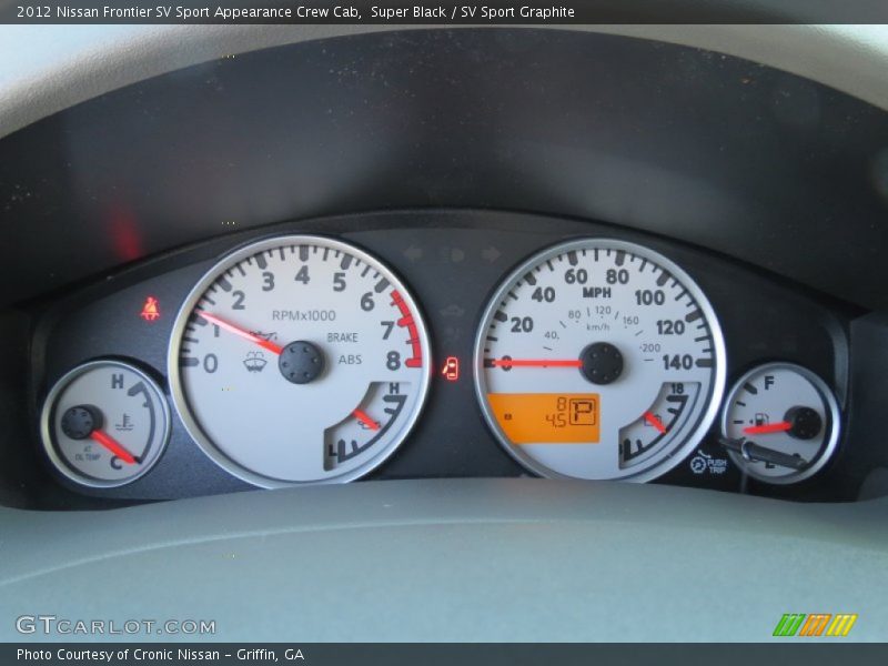  2012 Frontier SV Sport Appearance Crew Cab SV Sport Appearance Crew Cab Gauges