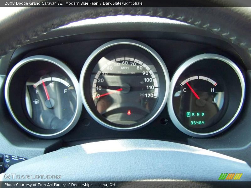 Modern Blue Pearl / Dark Slate/Light Shale 2008 Dodge Grand Caravan SE