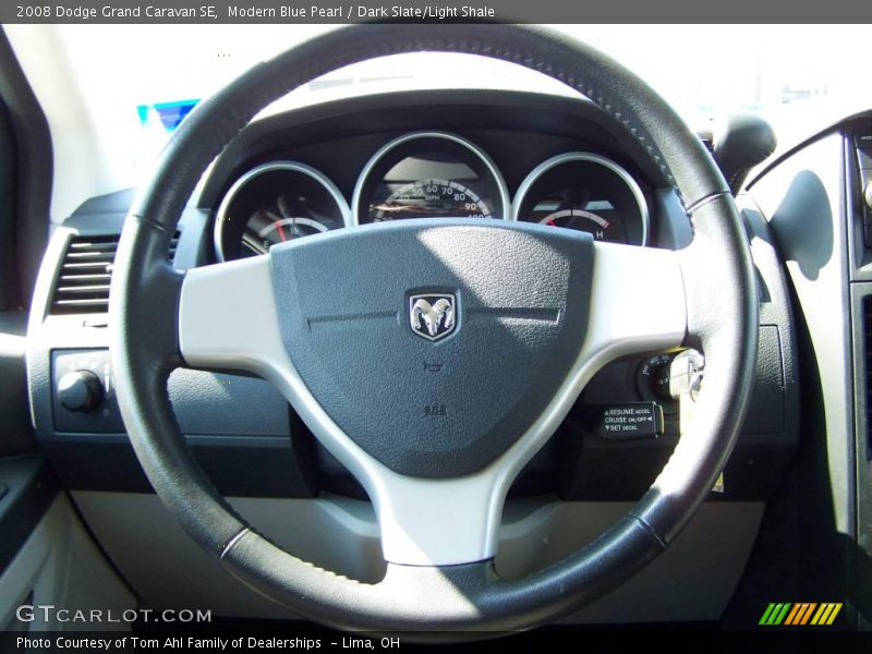 Modern Blue Pearl / Dark Slate/Light Shale 2008 Dodge Grand Caravan SE