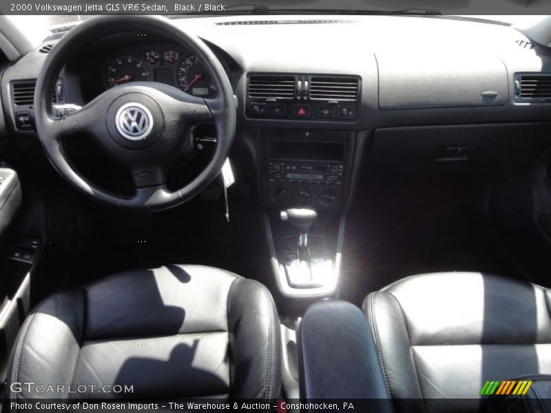 Black / Black 2000 Volkswagen Jetta GLS VR6 Sedan