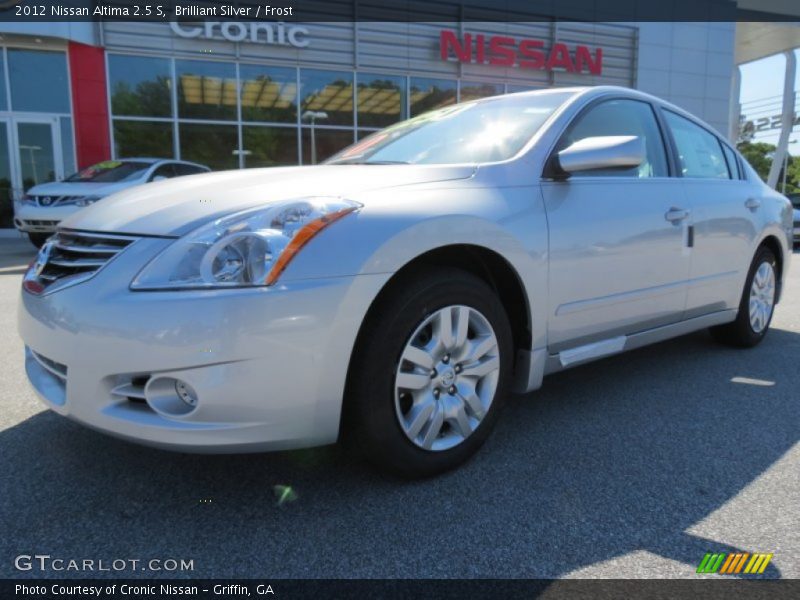 Brilliant Silver / Frost 2012 Nissan Altima 2.5 S