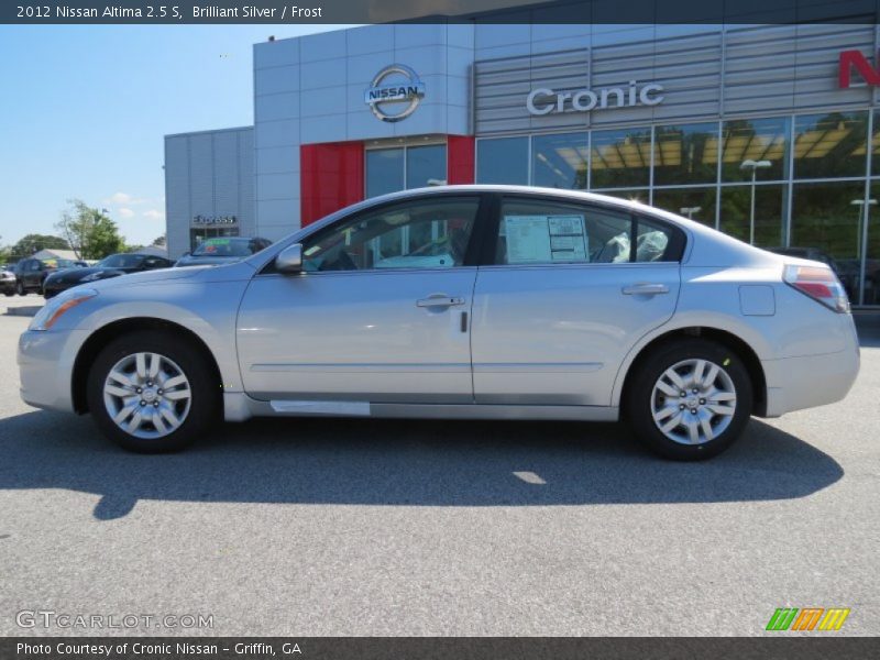Brilliant Silver / Frost 2012 Nissan Altima 2.5 S