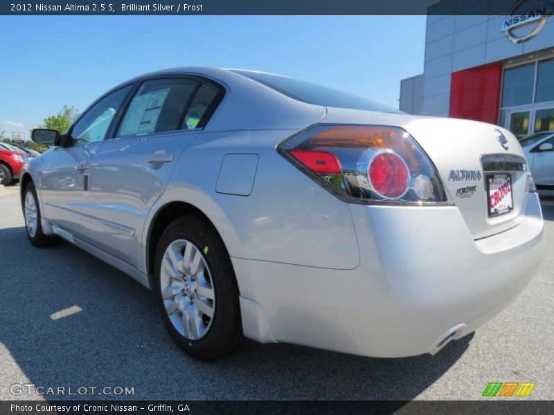 Brilliant Silver / Frost 2012 Nissan Altima 2.5 S