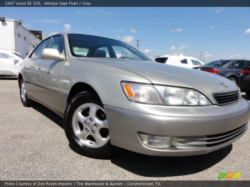 Antique Sage Pearl / Gray 1997 Lexus ES 300