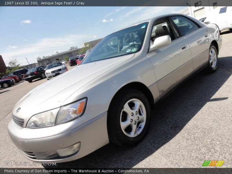 Antique Sage Pearl / Gray 1997 Lexus ES 300