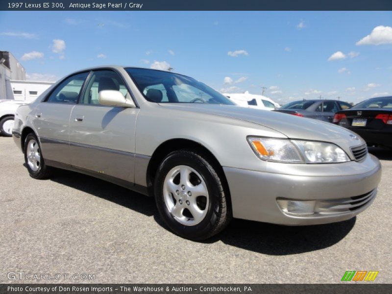 Antique Sage Pearl / Gray 1997 Lexus ES 300