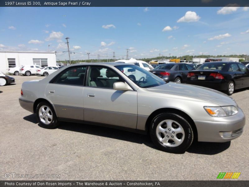 Antique Sage Pearl / Gray 1997 Lexus ES 300