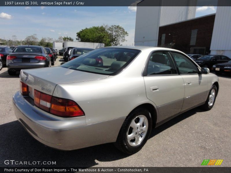 Antique Sage Pearl / Gray 1997 Lexus ES 300