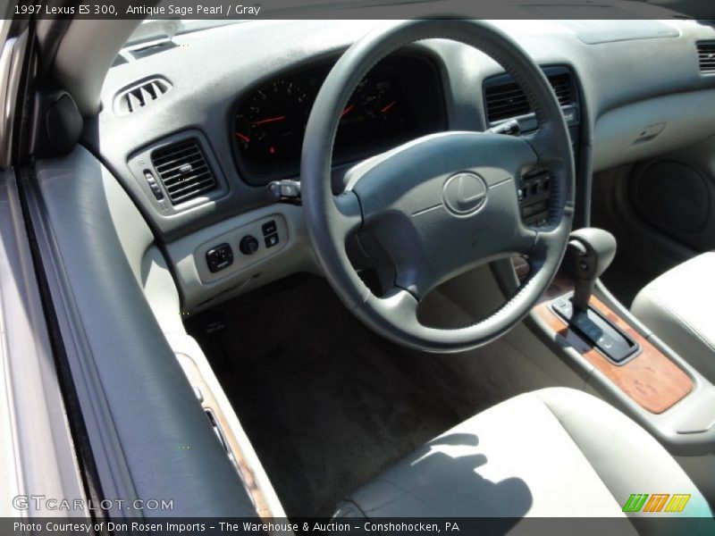 Antique Sage Pearl / Gray 1997 Lexus ES 300