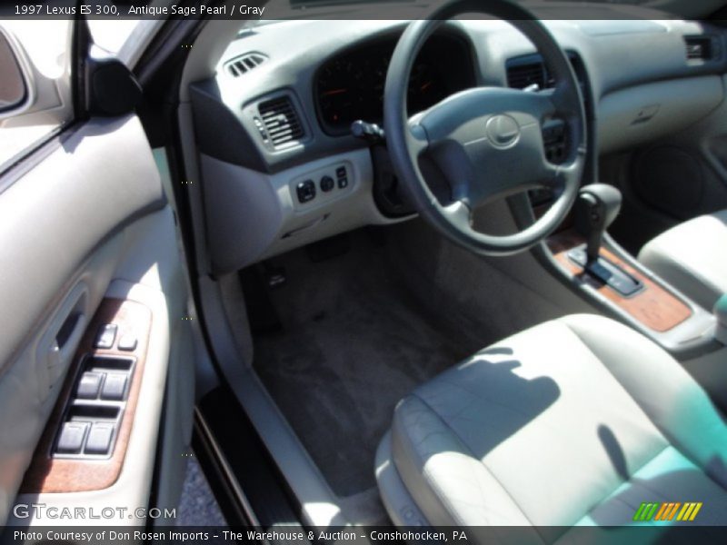 Antique Sage Pearl / Gray 1997 Lexus ES 300