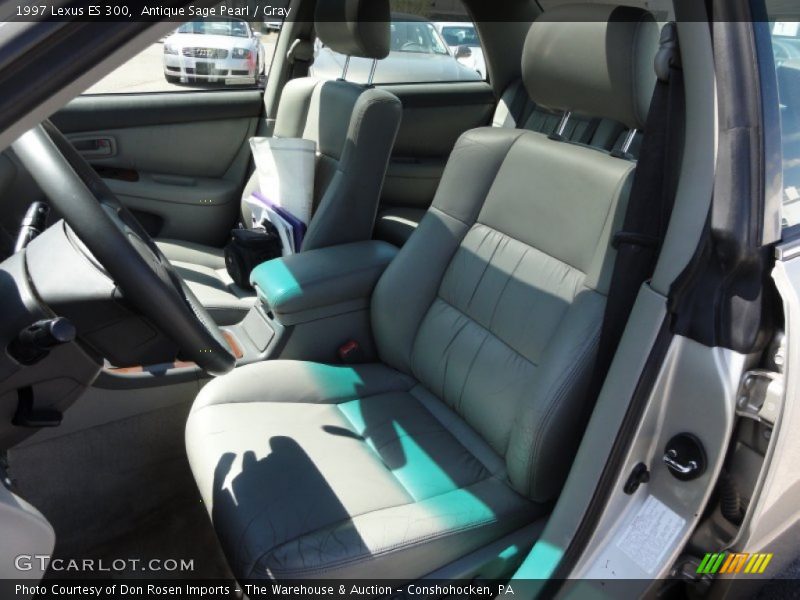 Antique Sage Pearl / Gray 1997 Lexus ES 300