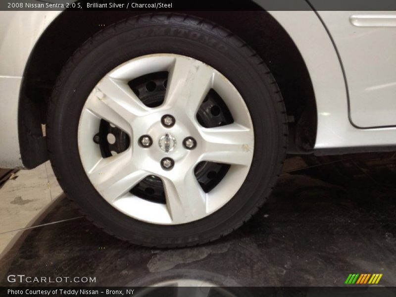 Brilliant Silver / Charcoal/Steel 2008 Nissan Sentra 2.0 S