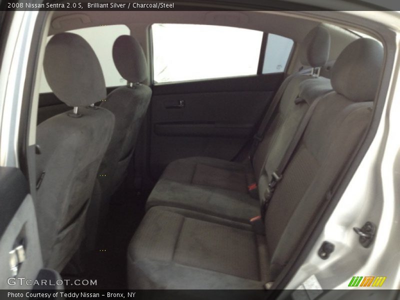Brilliant Silver / Charcoal/Steel 2008 Nissan Sentra 2.0 S