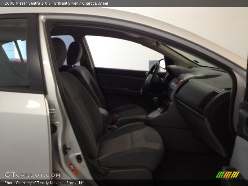 Brilliant Silver / Charcoal/Steel 2008 Nissan Sentra 2.0 S