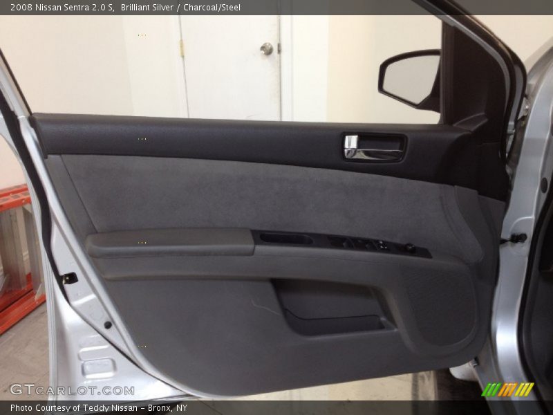 Brilliant Silver / Charcoal/Steel 2008 Nissan Sentra 2.0 S