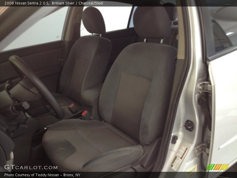 Brilliant Silver / Charcoal/Steel 2008 Nissan Sentra 2.0 S
