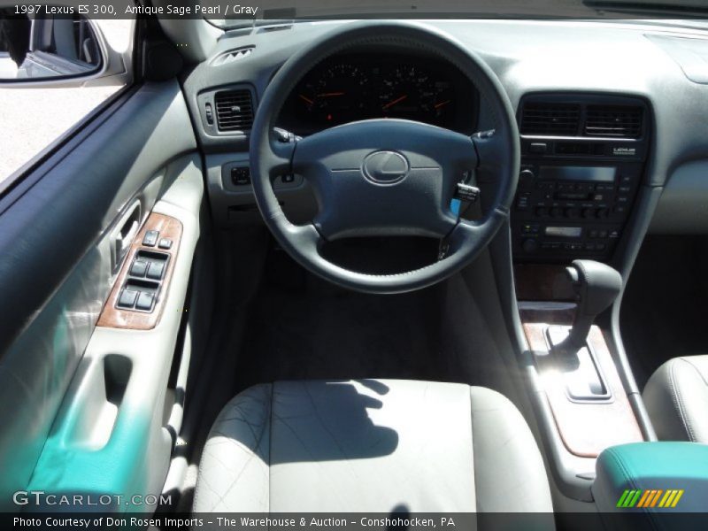 Antique Sage Pearl / Gray 1997 Lexus ES 300