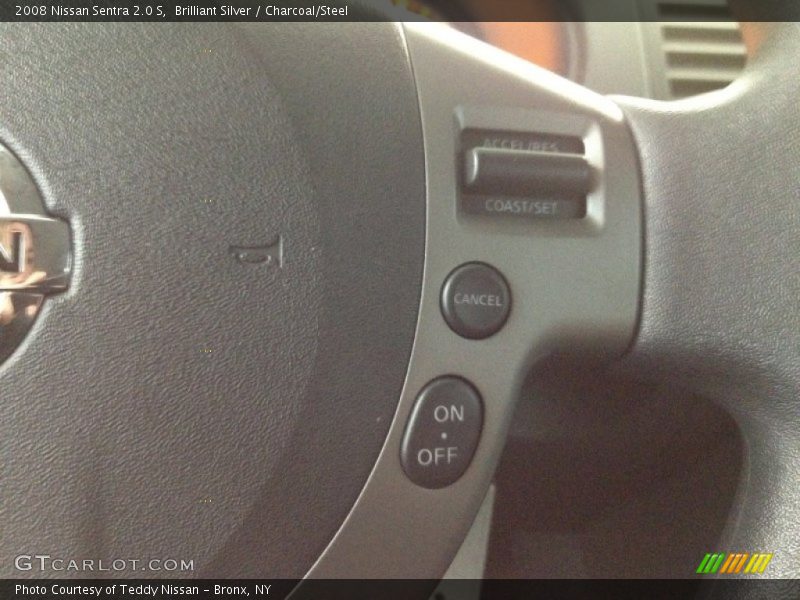 Brilliant Silver / Charcoal/Steel 2008 Nissan Sentra 2.0 S