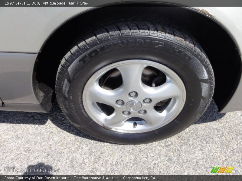 Antique Sage Pearl / Gray 1997 Lexus ES 300