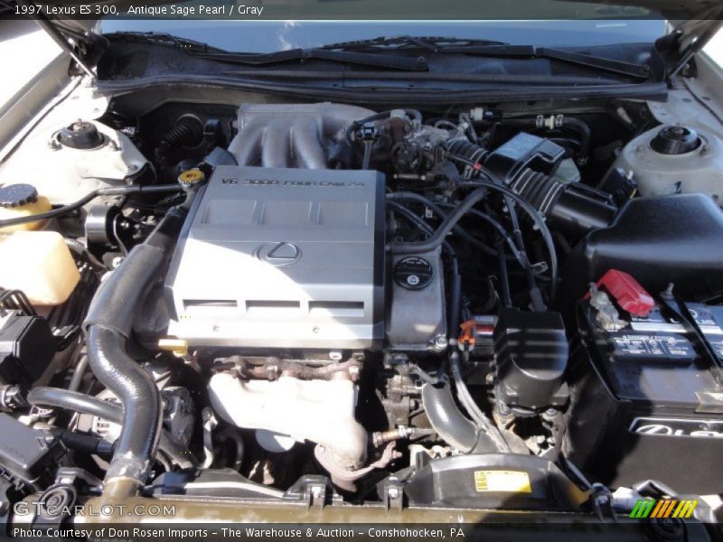 Antique Sage Pearl / Gray 1997 Lexus ES 300