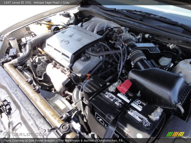Antique Sage Pearl / Gray 1997 Lexus ES 300