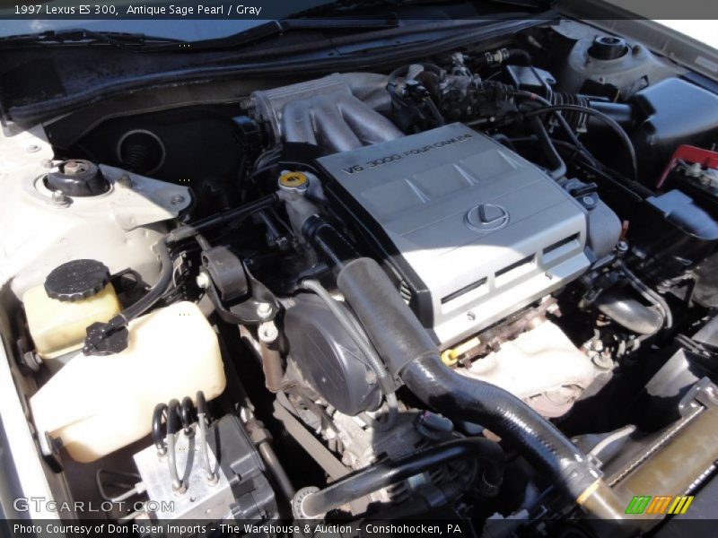 Antique Sage Pearl / Gray 1997 Lexus ES 300