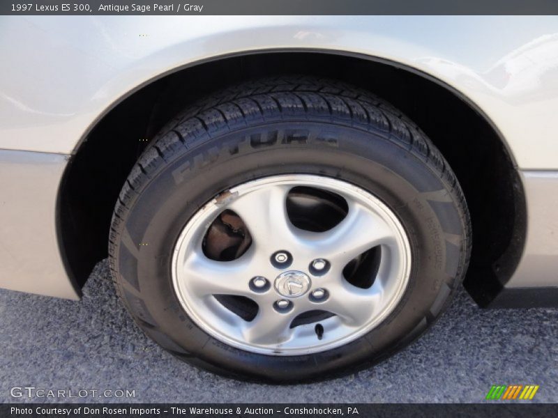Antique Sage Pearl / Gray 1997 Lexus ES 300