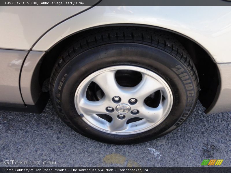 Antique Sage Pearl / Gray 1997 Lexus ES 300