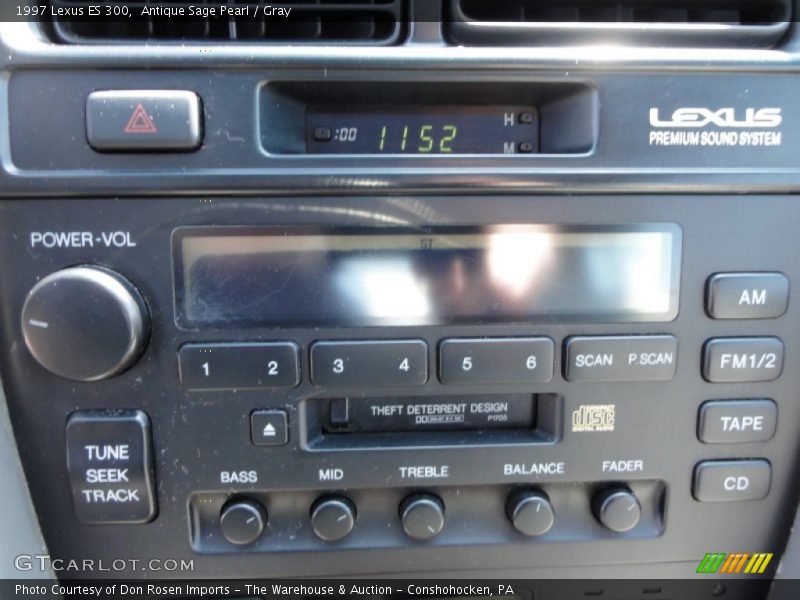 Antique Sage Pearl / Gray 1997 Lexus ES 300