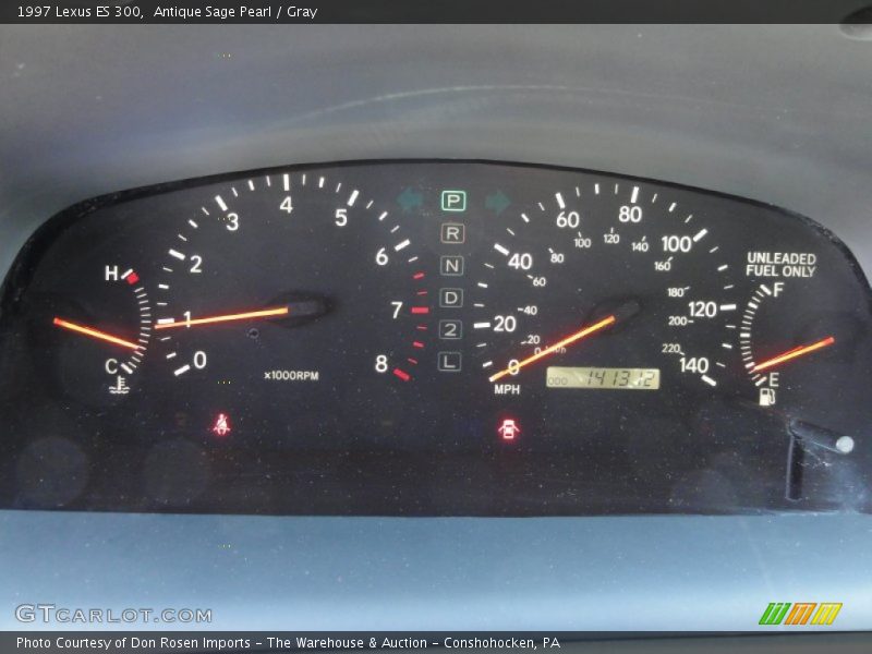 Antique Sage Pearl / Gray 1997 Lexus ES 300