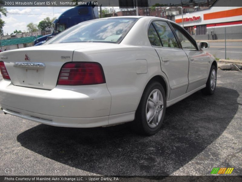 Northstar White / Tan 2001 Mitsubishi Galant ES V6