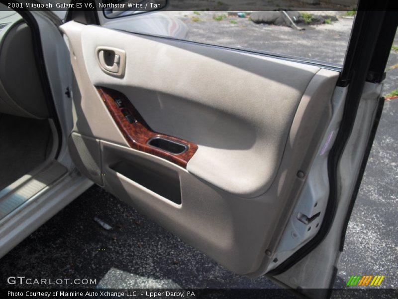 Northstar White / Tan 2001 Mitsubishi Galant ES V6
