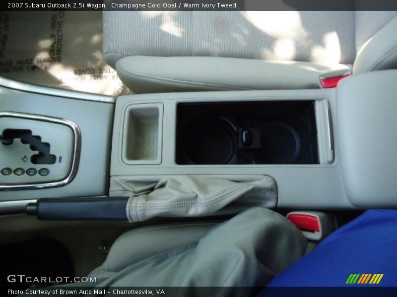 Champagne Gold Opal / Warm Ivory Tweed 2007 Subaru Outback 2.5i Wagon