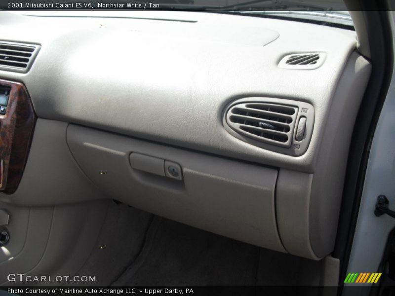 Northstar White / Tan 2001 Mitsubishi Galant ES V6