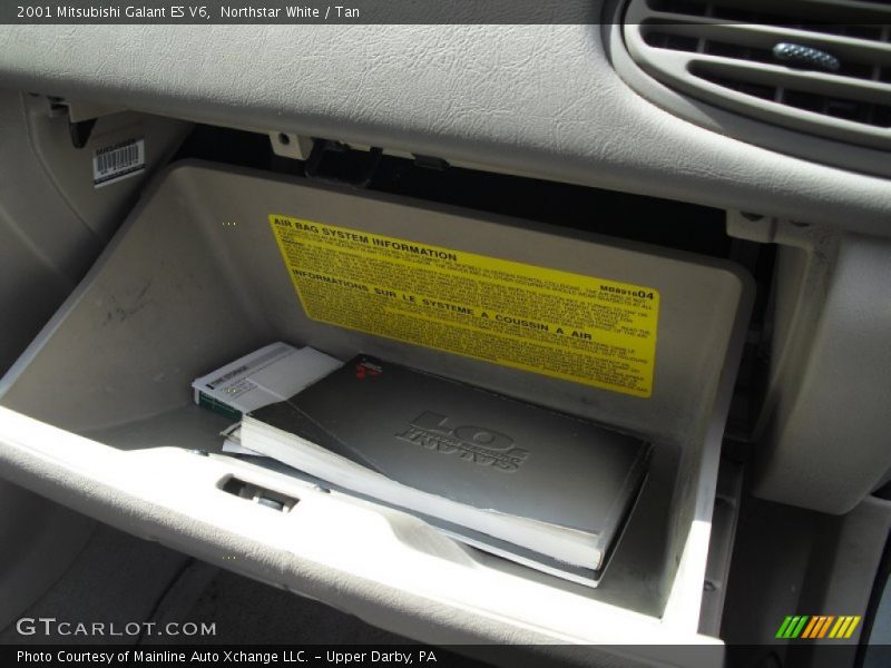 Northstar White / Tan 2001 Mitsubishi Galant ES V6