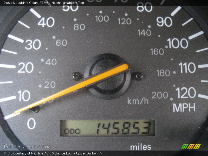 Northstar White / Tan 2001 Mitsubishi Galant ES V6