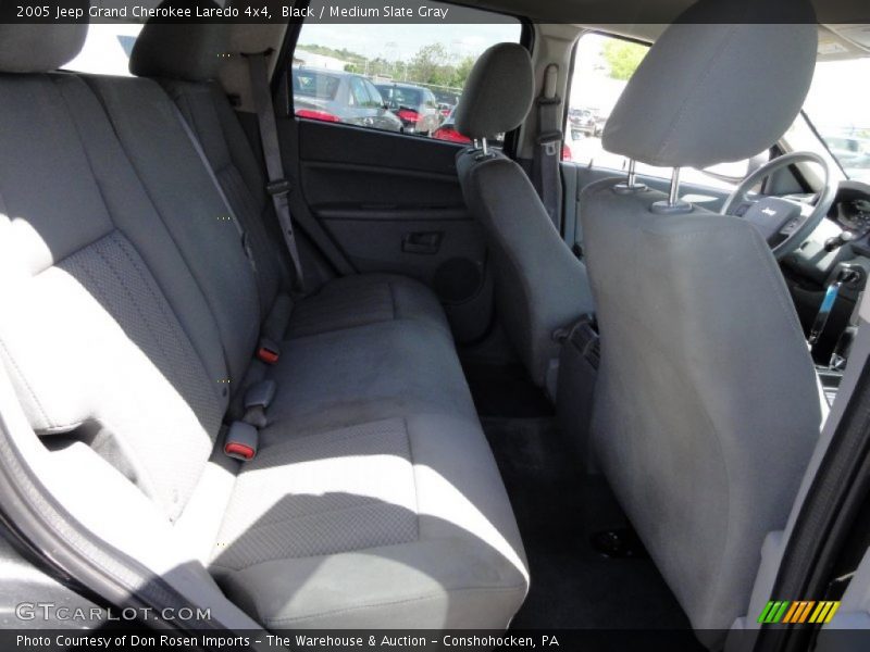 Black / Medium Slate Gray 2005 Jeep Grand Cherokee Laredo 4x4