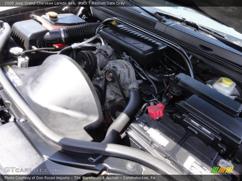 Black / Medium Slate Gray 2005 Jeep Grand Cherokee Laredo 4x4